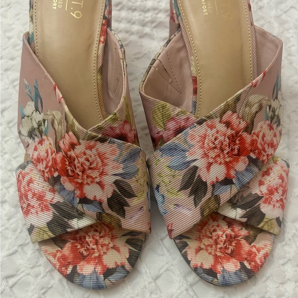 Nine West Floral Mules